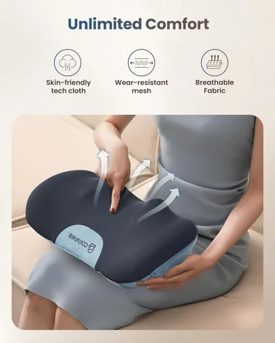 Miniatura 4 de COMFIER Cojín de asiento de masaje y masajeador Shiatsu para cuello y espalda