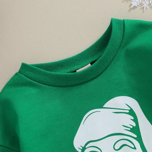 Miniatura 5 de Traje de Navidad para bebé recién nacido, con cuello redondo, manga larga, con burbujas, de gran
