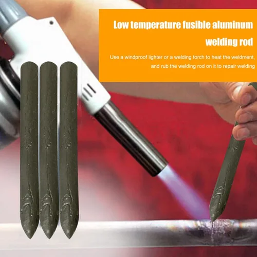 Miniatura 2 de Varillas de aluminio con núcleo de polvo, varillas de soldadura de aluminio de baja temperatura, varillas de soldadura de aluminio de fusión fácil