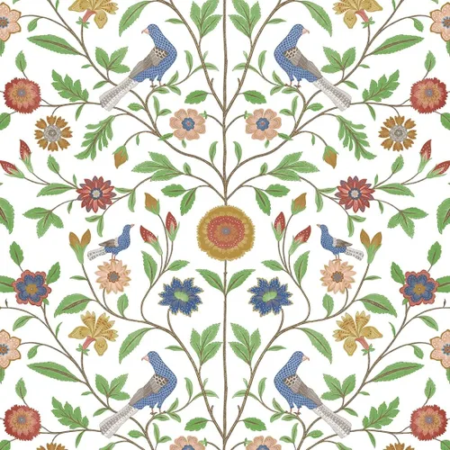 Miniatura 10 de NextWall Bird Toile - Papel tapiz autoadhesivo (ónix)