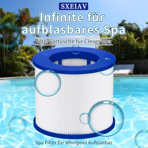 Miniatura 3 de Cartuchos de filtro roscados de repuesto para bañera de hidromasaje, filtros de spa de bañera de hidromasaje atornillados para todos los tinas
