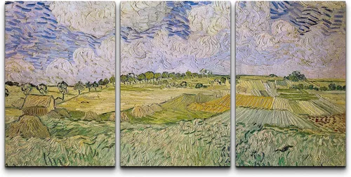Miniatura 145 de Lienzo decorativo para pared - cuadro con estampado Giclée para decoración del hogar Noche estrellada sobre el Ródano