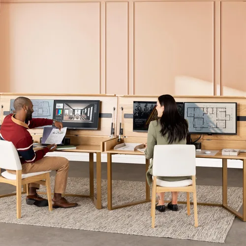 Miniatura 6 de Escritorio convertible, escritorio de oficina en casa simple y moderno con almacenamiento, escritorio plegable en mesa de comedor, mesa de comedor