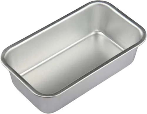 Miniatura 2 de Hemoton Molde de pan antiadherente rectangular de aleación de aluminio, 4 piezas, moldes para pan, tostadas, brownie, herramientas para hornear