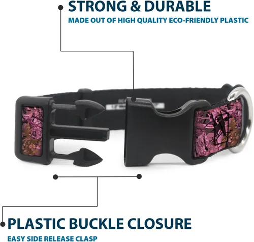 Miniatura 4 de BUCKLE-DOWN pc-w20301-nm camuflaje oliva collar de Clip de plástico