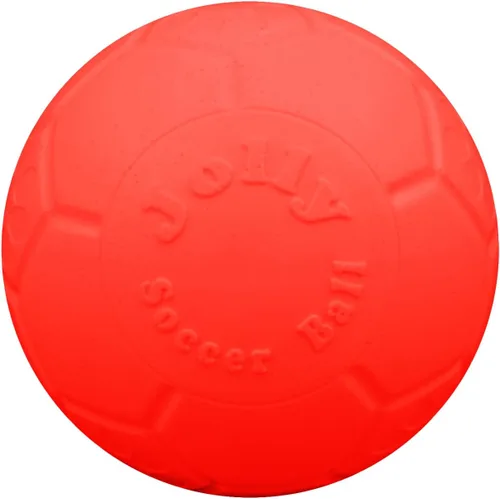 Miniatura 6 de Juguete para perros Jolly Pets gran pelota de fútbol flotante y rebotante, 8 pulgadas de diámetro, azul océano