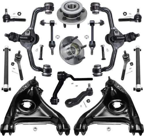 Miniatura 237 de Detroit Axle - Kit de nudillos de dirección delantera izquierda para Ford Edge Lincoln MKX 07-10, cojinete de rueda del lado del conductor, nudillo