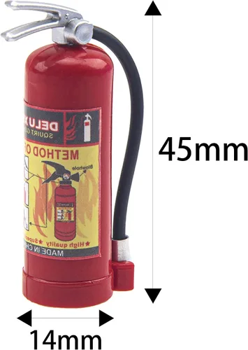 Miniatura 6 de Extintor de incendios a escala RC y escalera de arena, rampas de recuperación de tablero, accesorios de decoración compatibles con TRX4 Axial SCX10