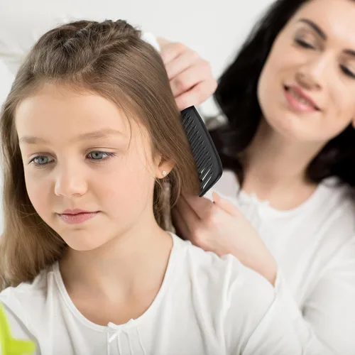 Miniatura 7 de Kolavia Juego de 6 peines para el cabello, color negro, duradero, ancho y fino, cola de rata, peine de peluquería para mujeres y hombres, peines
