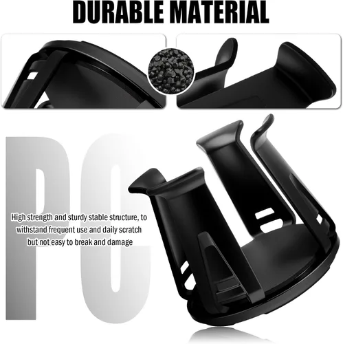 Miniatura 3 de 2 piezas de insertos para portavasos de coche con brazo de sujeción adaptativo, insertos autoadhesivos para portavasos de coche con soporte