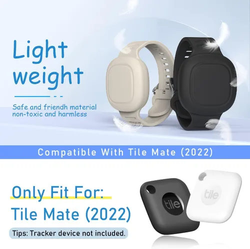 Miniatura 2 de Paquete de 2 soportes de pulsera Tile Mate - Funda de silicona suave impermeable para niños/adolescentes/ancianos