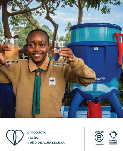Miniatura 11 de LifeStraw Filtro de agua personal para senderismo, camping, viajes y preparación para emergencias Azul