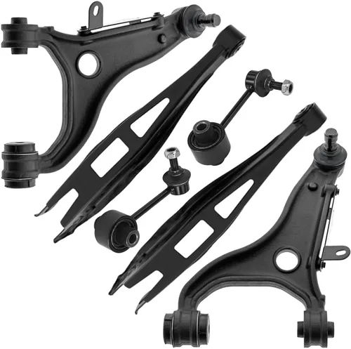 Miniatura 153 de Detroit Axle - Kit de brazos de control de extremo delantero 4WD para Ford 04-08 F-150, 06-08 Lincoln Mark LT, 4 extremos de barra de acoplamiento
