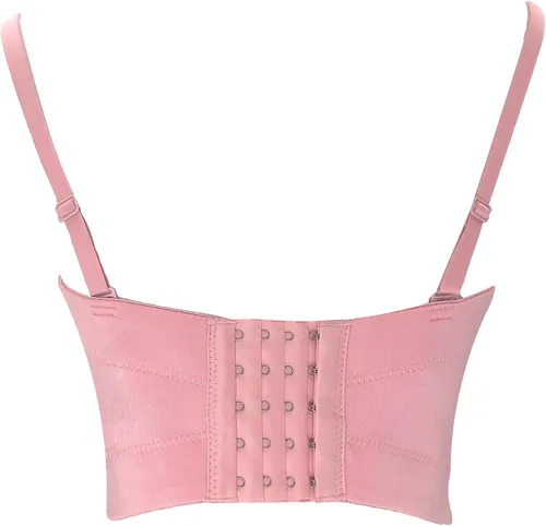 Miniatura 3 de ELLACCI Sexy Pearls Bustier Corsé Crop Top Club Party Cage Bra