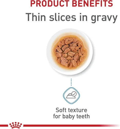 Miniatura 4 de Royal Canin Size Health Nutrition Cachorro X-Small Rebanadas Delgadas en Salsa Alimento para Perros, 3 oz (Paquete de 12)