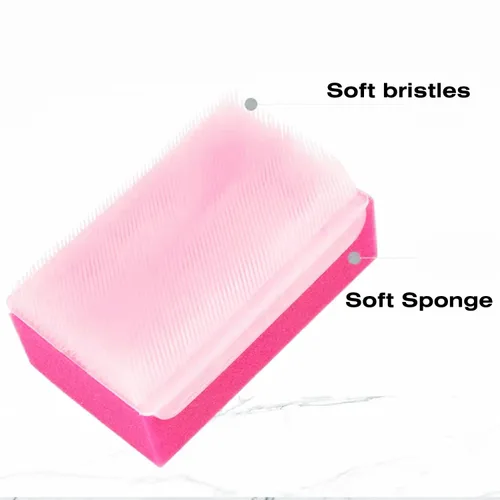 Miniatura 3 de Esponjas de baño de bebé para recién nacidos, cepillo para cuna de bebé, peine para cuna para bebés (paquete de 6) (color mixto A)