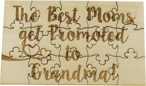 Miniatura 10 de You're Going to Be a Godmother - Rompecabezas de madera de tilo de 15 piezas, anuncio sorpresa de embarazo