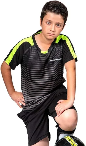 PAIRFORMANCE Conjunto de camisetas de fútbol para niños, uniforme de entrenamiento de equipo deportivo de 6 a 12 años, para niños y niñas, conjunto