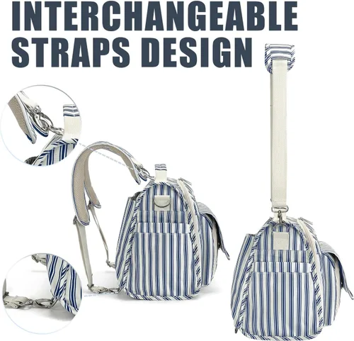 Miniatura 4 de ALLCAMP - Bolsa de pañales grande, cochecito de bebé, convertida en una bolsa de mano