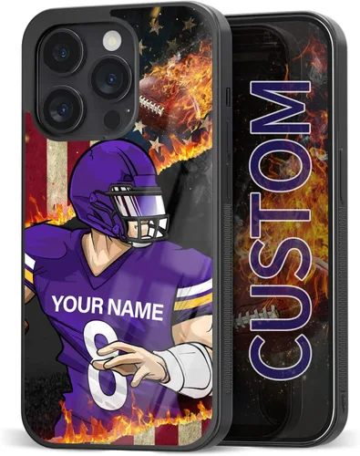 Miniatura 29 de Fundas de teléfono personalizadas con diseño deportivo para fanáticos para iPhone 11, 12, 13, 14, 15, 16 Pro Max Plus Mini X 7 8 SE para Samsung