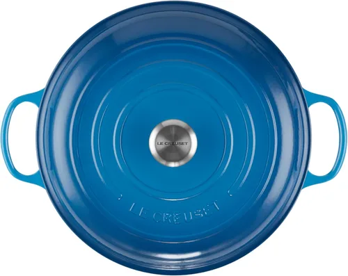 Miniatura 2 de Le Creuset - Cacerola esmaltada de hierro fundido Signature, 5 cuartos, Marsella Marseille