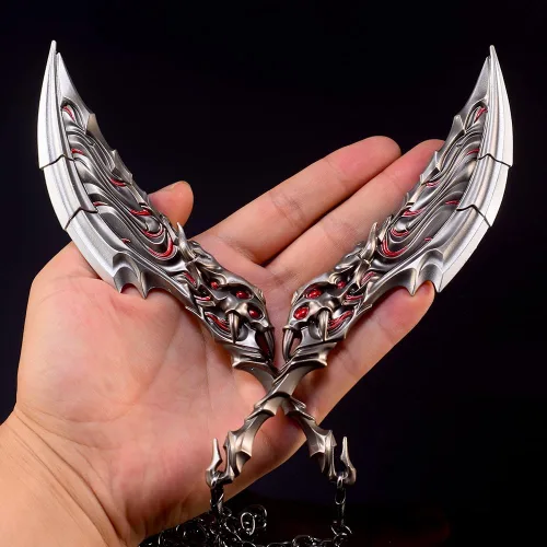 Miniatura 6 de Superbuybox Cuchillo de Valorant, figuras de acción de artes marciales, colección de juegos, llavero, decoración de escritorio, mochila, colgante