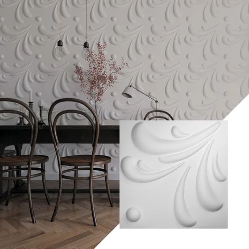 Ekena Millwork WP20X20ACWH 19 5/8 pulgadas de ancho x 19 5/8 pulgadas de alto Acacia EnduraWall Decorativo 3D Panel de Pared Cubre 2.67 pies