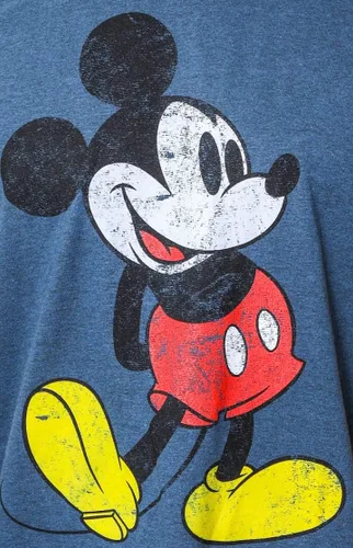 Miniatura 7 de Disney Mickey Mouse - Camiseta clásica envejecida vintage de pie