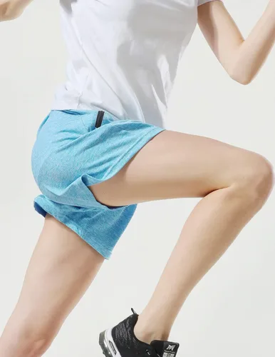 Miniatura 6 de Liberty Imports 1 o 5 paquetes de pantalones cortos de gimnasio para mujer con bolsillos con cremallera, ropa casual de salón para mujer activa