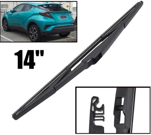 Miniatura 5 de Juego de limpiaparabrisas LHD RHD delantero y trasero compatible con Toyota C-HR CHR 2016-2020 limpiaparabrisas de 26 + 16 + 14 pulgadas