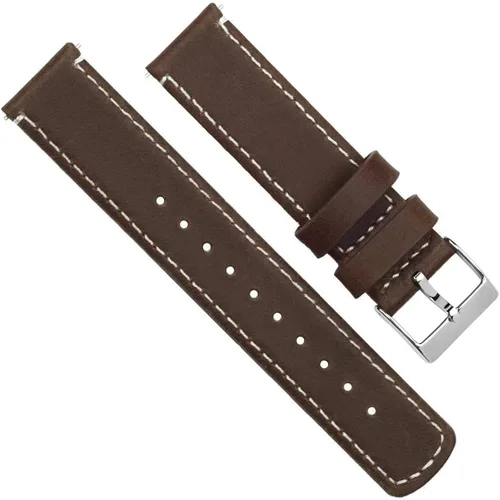 Miniatura 3 de Barton - Correa de reloj de cuero flor con liberación rápida - Ancho a elegir - 16mm, 18mm, 19mm, 20mm, 21mm, 22mm, 23mm o 24mm