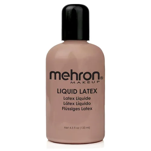 Miniatura 8 de Mehron - Látex líquido para maquillaje Maquillaje SFX Halloween Pegamento de látex para la piel Pegamento para prótesis 9 fl oz (266 ml)