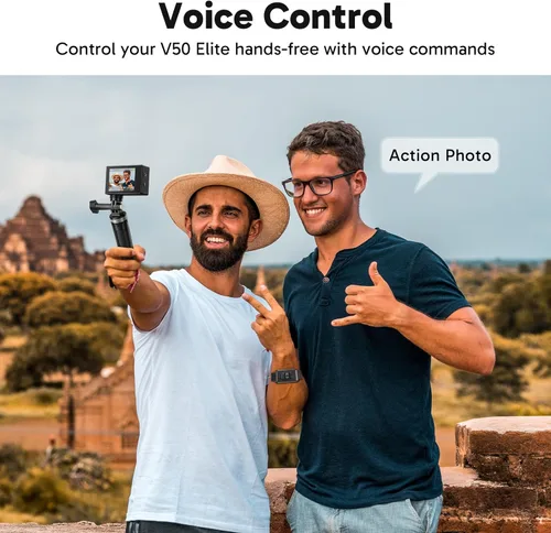 Miniatura 5 de AKASO V50 Elite 4K60fps Cámara de acción con kit de accesorios de tarjeta de memoria MicroSDXC U3 de 128GB, control de voz, EIS, cámara impermeable