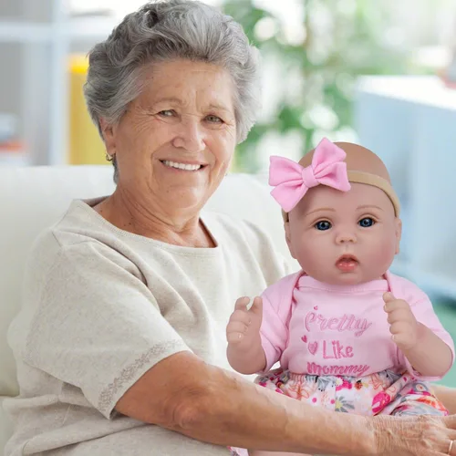 Miniatura 7 de Milidool Muñecas bebé realistas renacidas para niñas - Muñeca de recién nacida realista de 18 pulgadas, lindo regalo para niños de 3 años