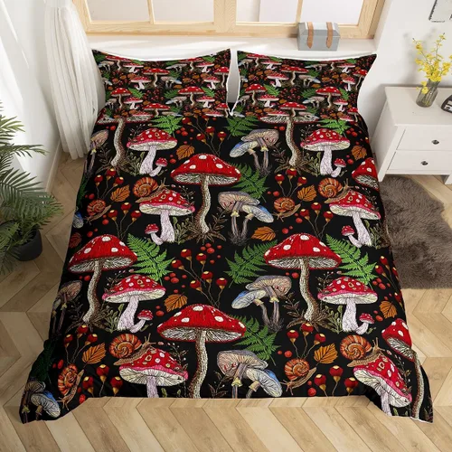 Miniatura 18 de Lindo juego de ropa de cama con dinosaurios, juego de funda de edredón con dibujos animados de cactus, funda de edredón decorativa, funda de edredón