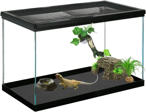 Miniatura 6 de Accesorios para tanque de dragón barbudo Duedusto, sustrato para forro de terrario de reptiles para gecko leopardo, serpiente, lagarto y tortuga