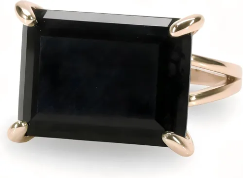 Miniatura 7 de Anillo de ónix negro de estilo clásico, impresionantes anillos de piedras preciosas, joyería hecha a mano para mujer, moda, declaración, compromiso