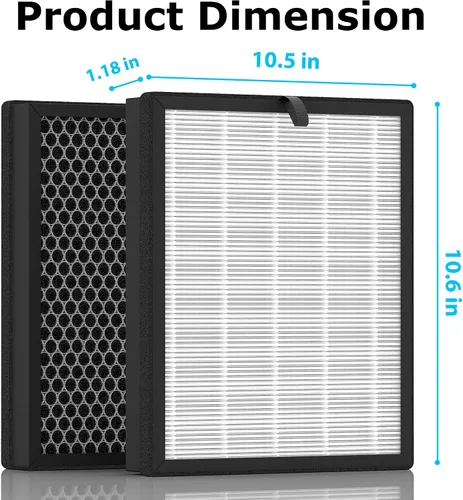 Miniatura 7 de Filtro de repuesto para purificador de aire G3 A3 para AMEIFU, compatible con AME G3 Sferf-30 (FXAP2W), VEWIOR A3 y Tailulu HQZZ-260, filtro HEPA 3