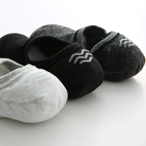 Miniatura 5 de Calcetines invisibles para hombre 7 pares algodón fino antideslizante corte bajo calcetines para hombre 6-89-1112-14