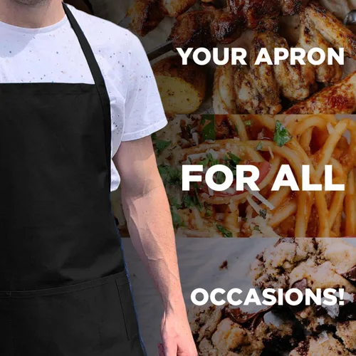 Miniatura 5 de ApronMen - Delantal de barbacoa ajustable para hombre, talla única