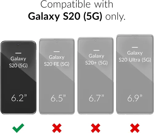 Miniatura 2 de Crave para Samsung Galaxy S20 Funda, Funda de Protección a Prueba de Golpes de Doble Capa para Samsung Galaxy S20 5G (15.7 cm) - Aqua