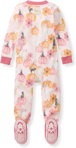Miniatura 110 de Burt's Bees Baby Pijama para bebé niña, 100% algodón orgánico, pijama de una pieza, overol diagonal con cremallera, ajuste cómodo