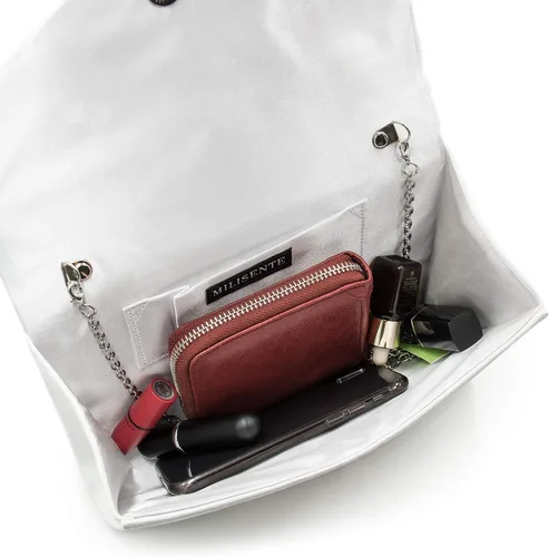 Miniatura 3 de Milisente - Cartera de noche para mujer, monedero de gamuza en bandolera