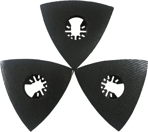 Miniatura 14 de XXGO 105 piezas de almohadillas de lijado oscilantes multiherramienta, 2 almohadillas de lijado triangulares, 3 almohadillas de lijado de dedos, 100