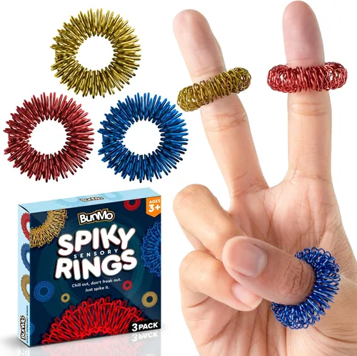 Miniatura 11 de BunMo Anillos magnéticos negros – Imanes mejorados de grado N45, sin BPA, compacto y silencioso juguete para ansiedad para adultos y adolescentes