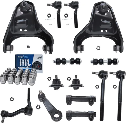 Miniatura 74 de Detroit Axle - Kit de suspensión frontal de 16 piezas para RWD Chrysler 300 Dodge Charger Challenger Magnum 6 brazos de control con rótulas 2