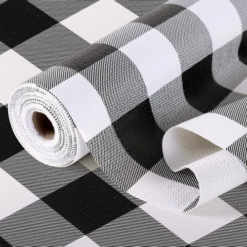 Miniatura 10 de Revestimiento de estante para armarios de cocina, forros de cajones no adhesivos antideslizantes de agarre fuerte, papel grueso para estantes