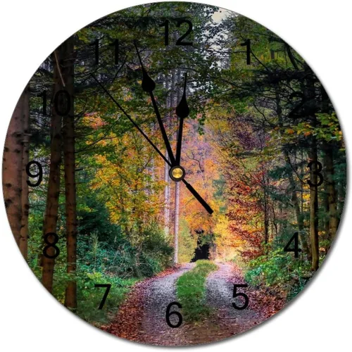 Miniatura 14 de Reloj de pared silencioso sin tictac de PVC, montañas del Tirol del Sur, Italia, senderismo, C, funciona con pilas, 10 pulgadas (9.8 in), reloj