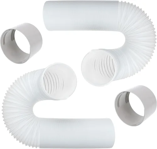Manguera de ventilación de escape de aire acondicionado, 5.9 pulgadas de diámetro, 59 pulgadas de longitud, ventilación de aire universal en el