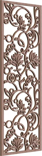 Miniatura 30 de 9 3/8"W x 24 3/8"H x 1/4"T Caspio Decorativos Paneles De Pared De Madera De Calado, Roble Rojo rojo (Red Oak)
